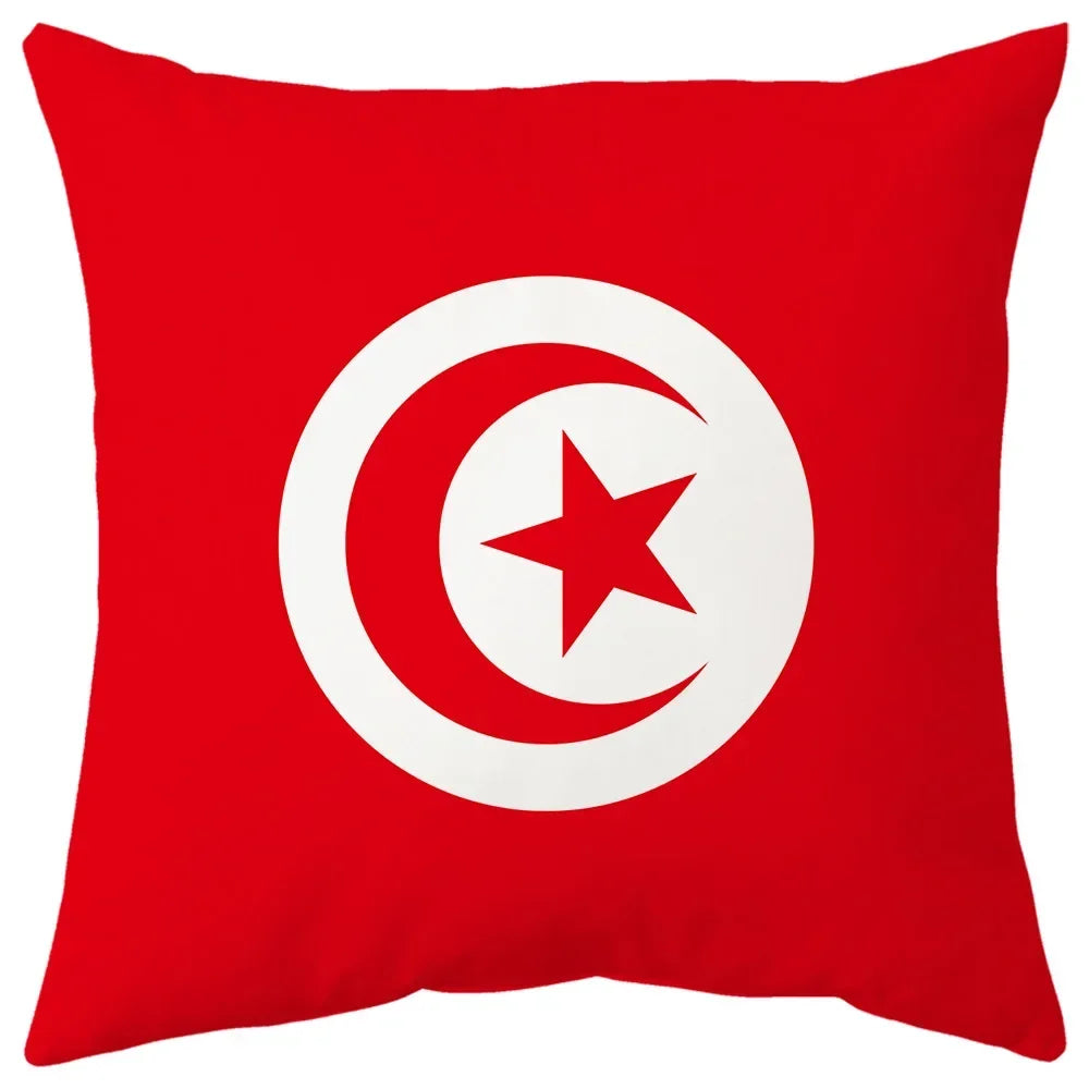 Housses coussins Drapeaux Pays - Édition Fan Nation