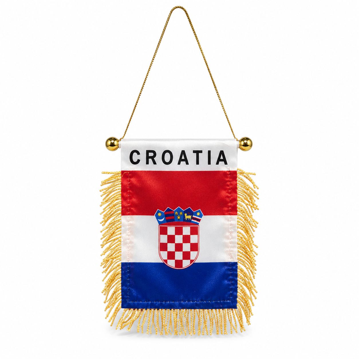 Fanion Croatie Voiture