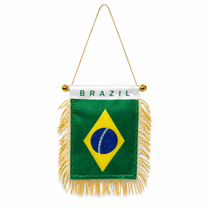 Fanion Brésil Voiture