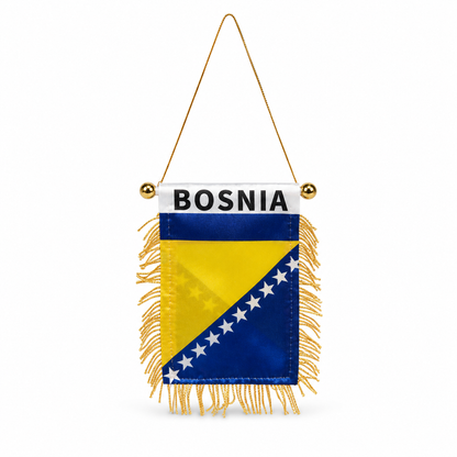 Fanion Bosnie-Herzégovine Voiture