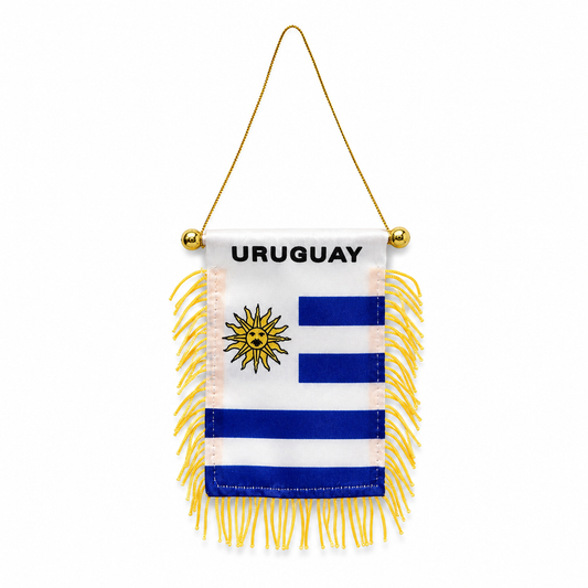 Fanion Uruguay Voiture