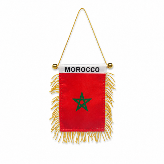 Fanion Maroc Voiture