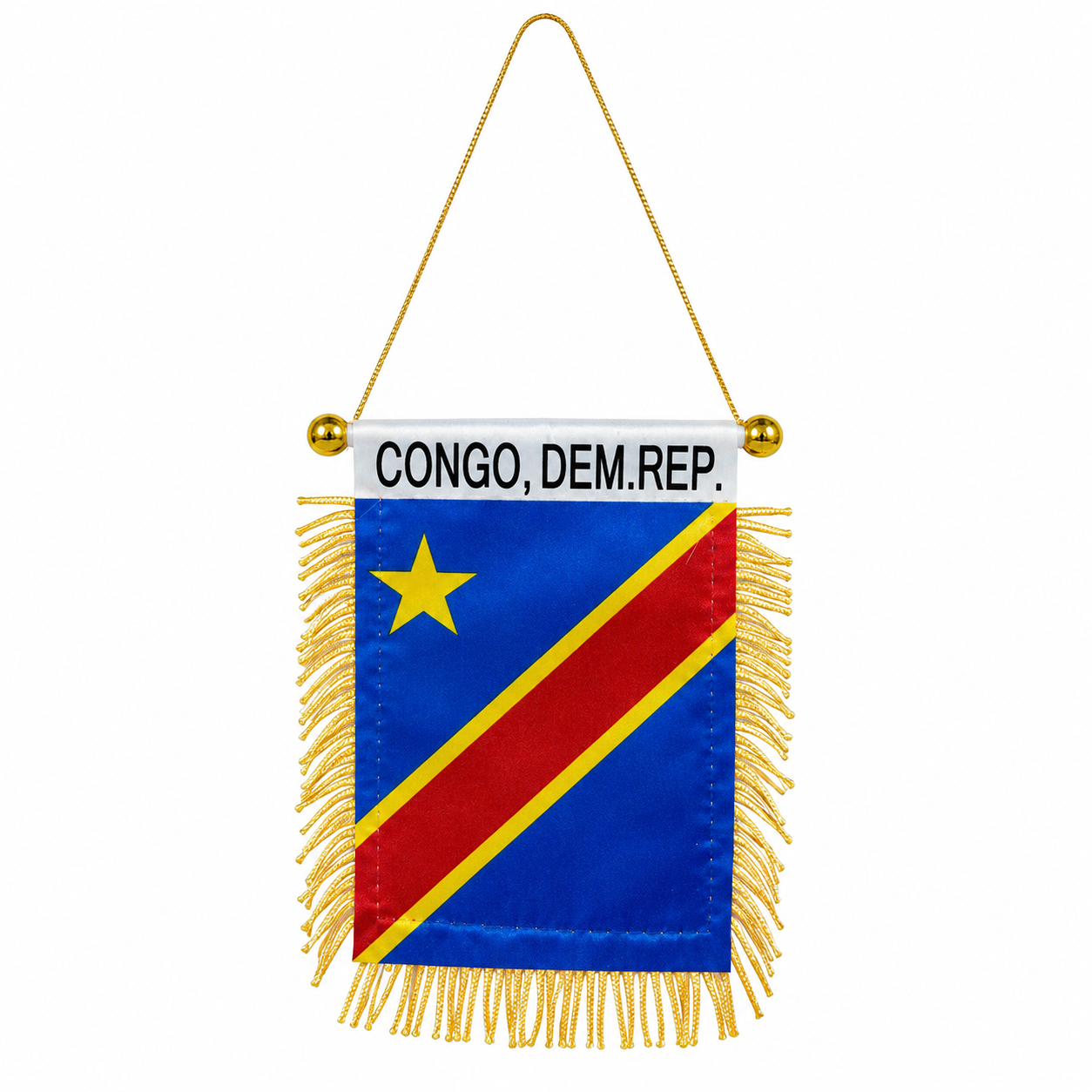 Fanion Congo Voiture