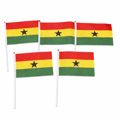 Drapeaux à Main Ghana