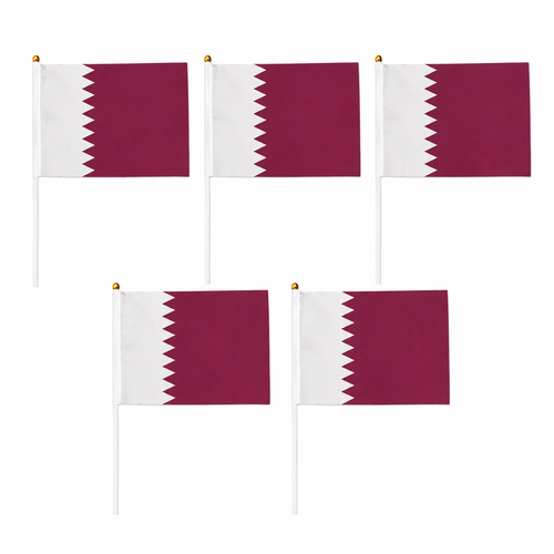Drapeaux à Main Qatar