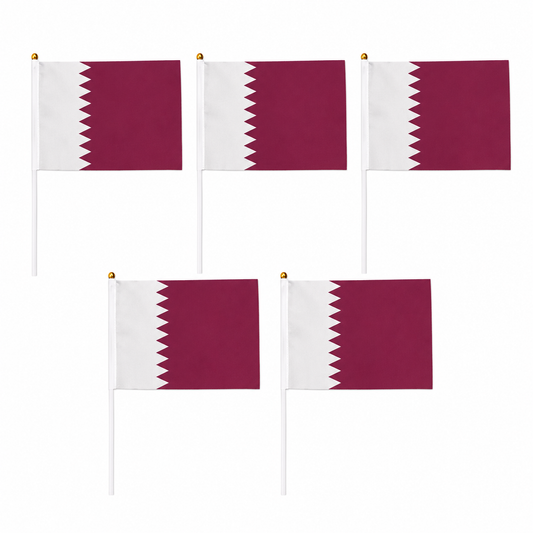 Drapeaux à Main Qatar