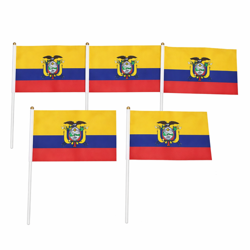Drapeaux à Main Équateur