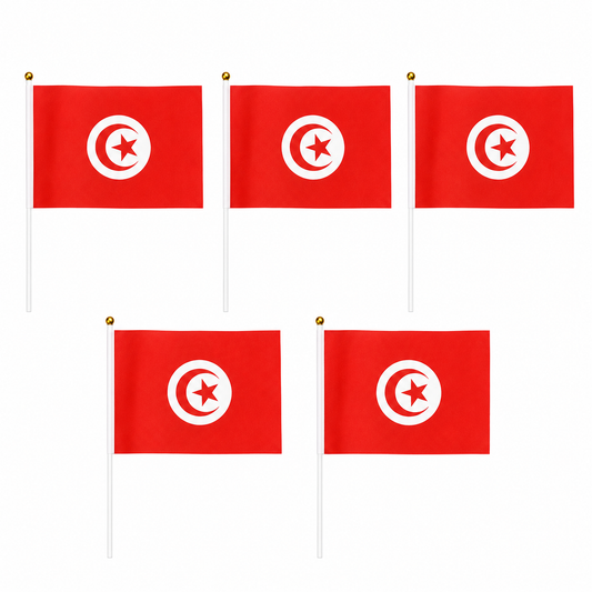 Drapeaux à Main Tunisie