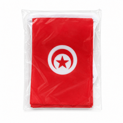 Banderole Drapeaux Tunisie - CDM 2026