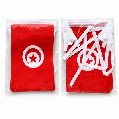 Banderole Drapeaux Tunisie - CDM 2026