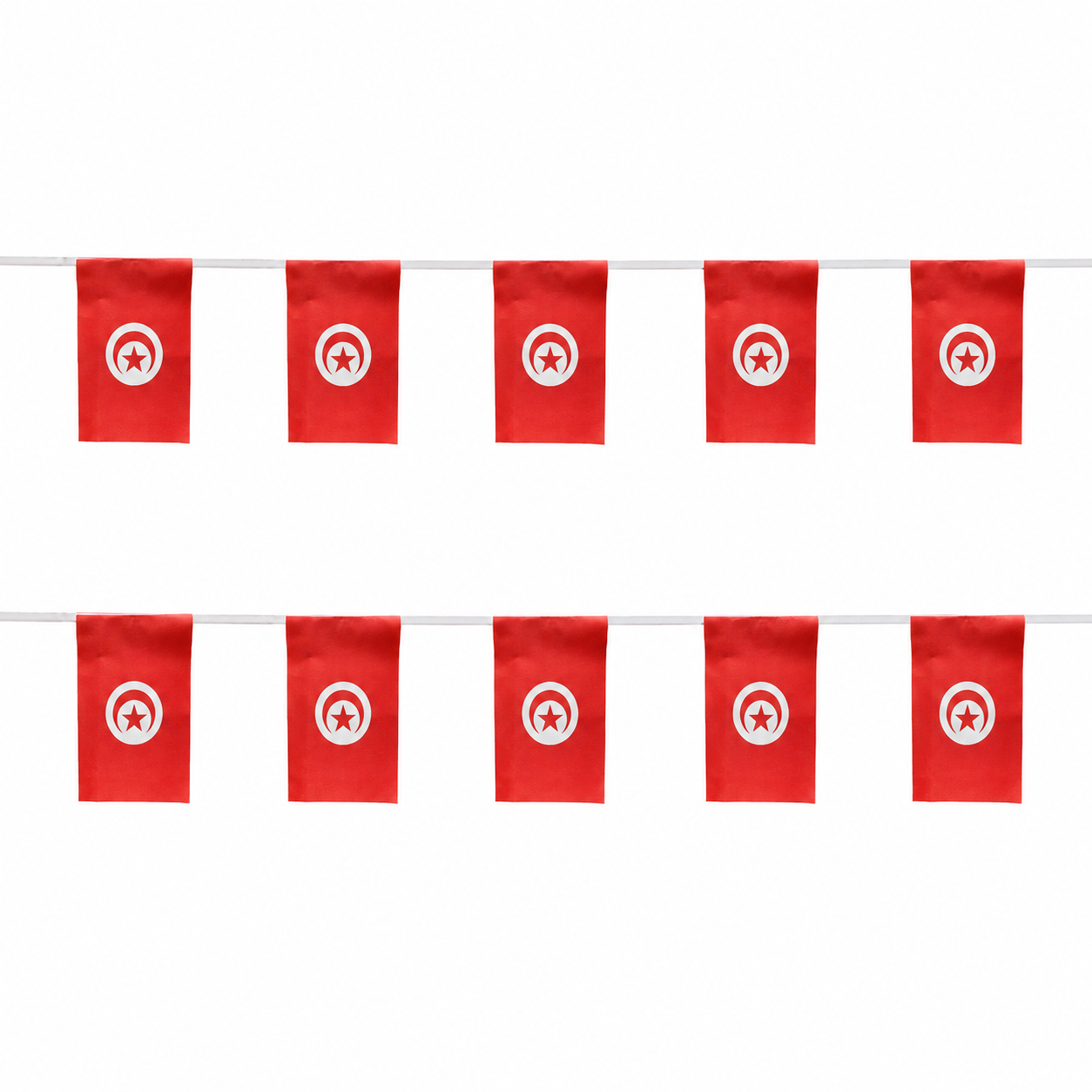 Banderole Drapeaux Tunisie - CDM 2026