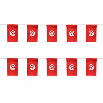 Banderole Drapeaux Tunisie - CDM 2026