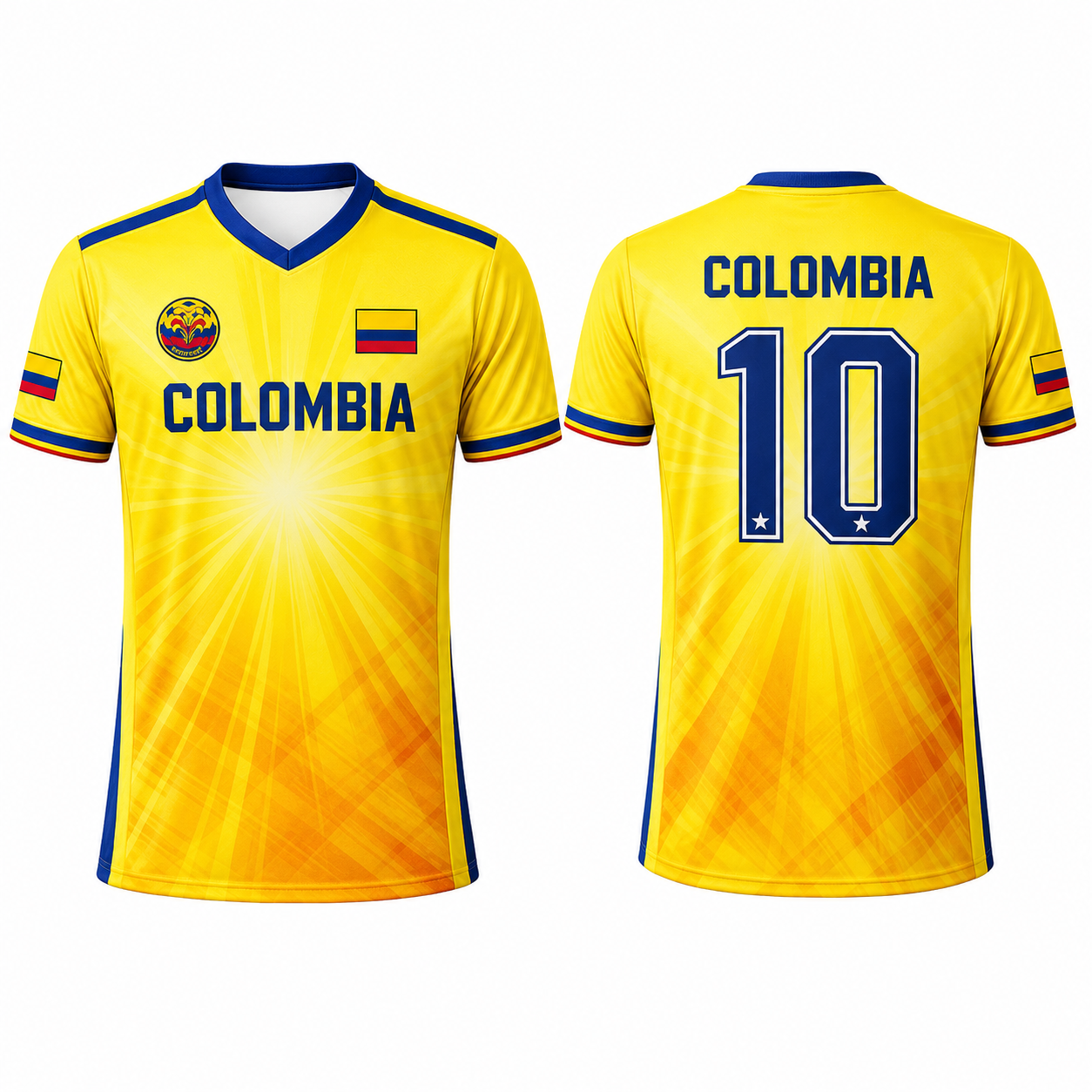 Maillot Colombie N°10 - Édition Supporter