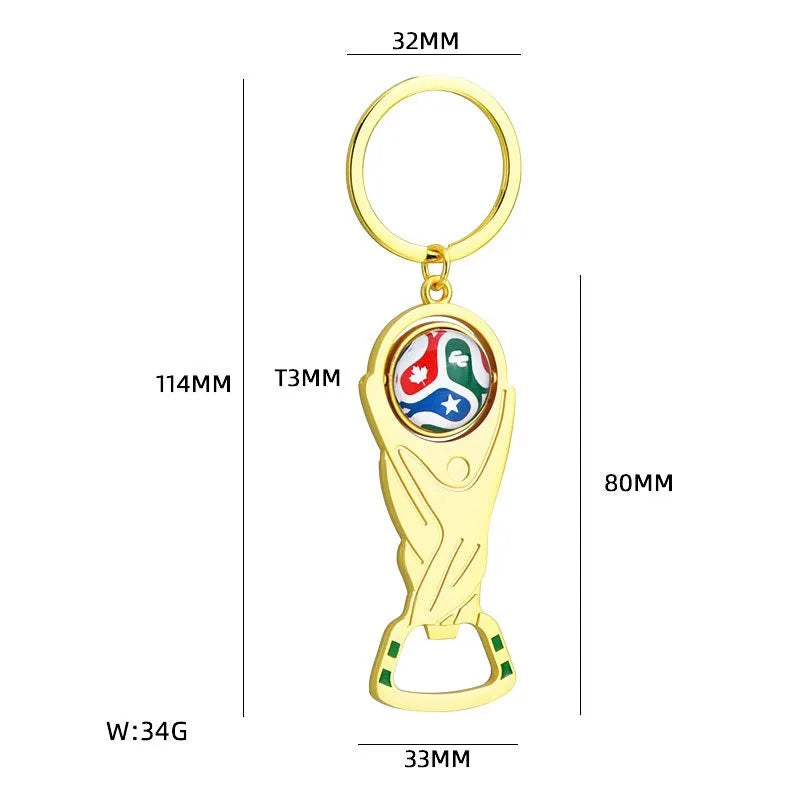 Porte-clés Décapsuleur Coupe du Monde 2026