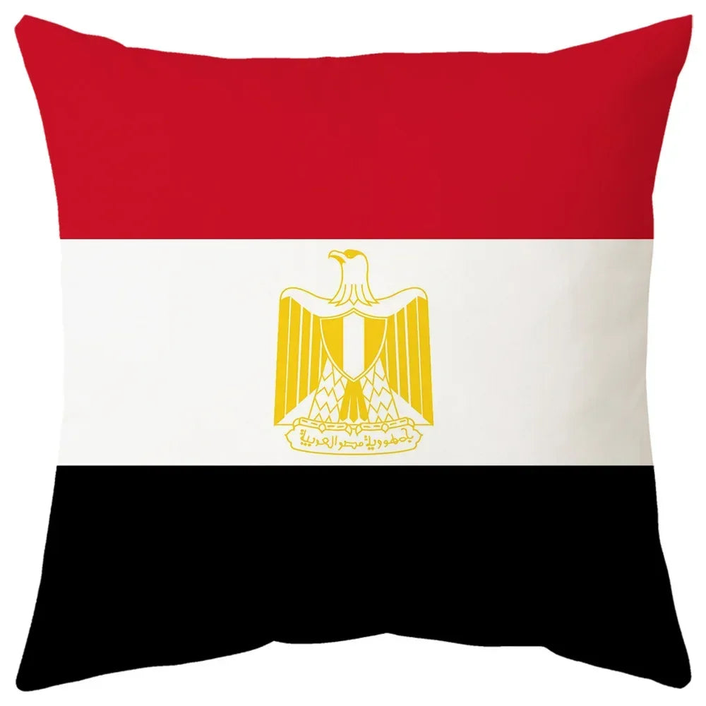 Housses coussins Drapeaux Pays - Édition Fan Nation