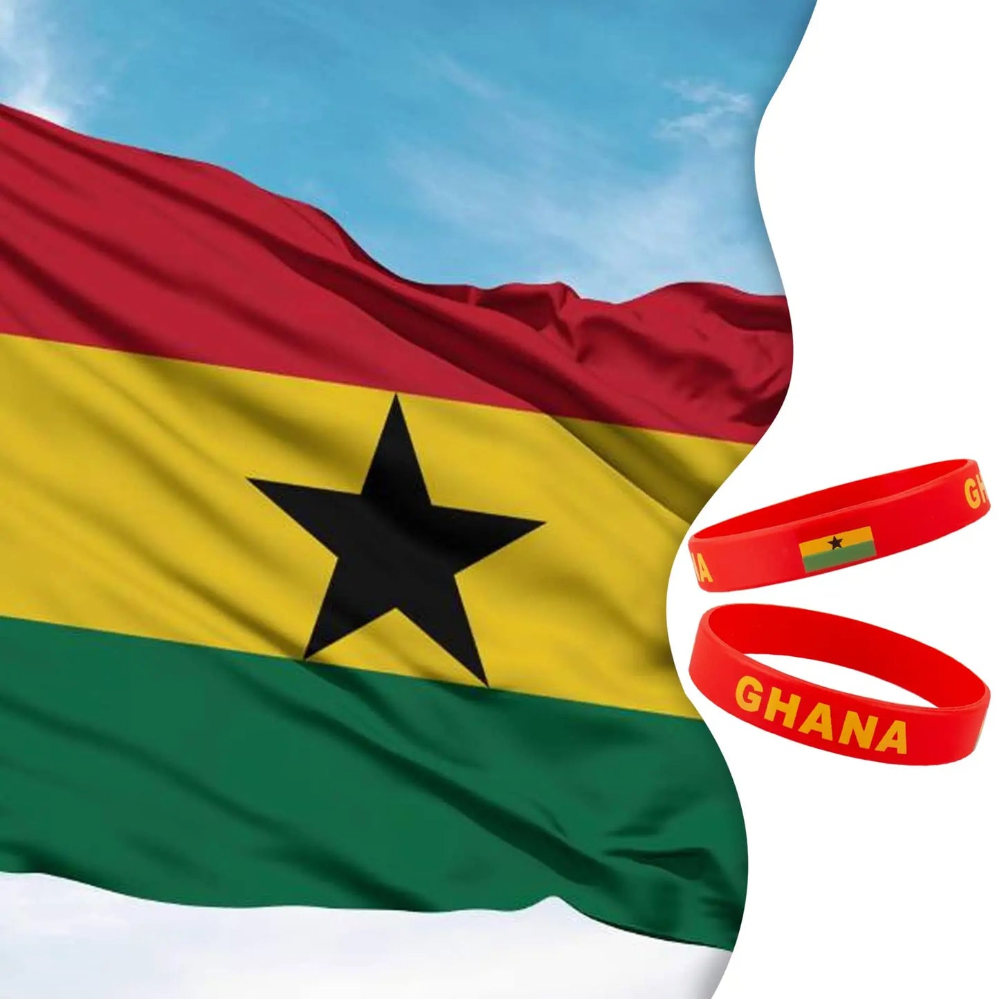 Bracelets Ghana - Kit Fan Nation