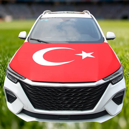 Drapeau de Capot Voiture - Édition Fan Nation