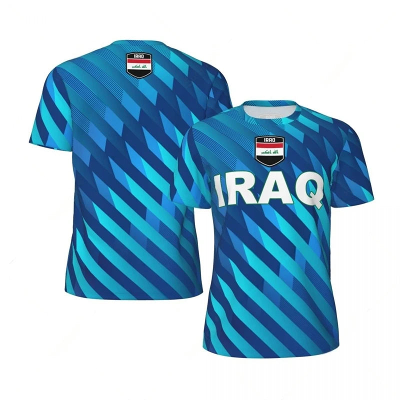 Maillot Irak Bleu - Édition Supporter