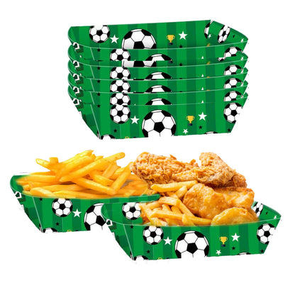 Barquettes Football Jetables - Finger Food & Anniversaire
