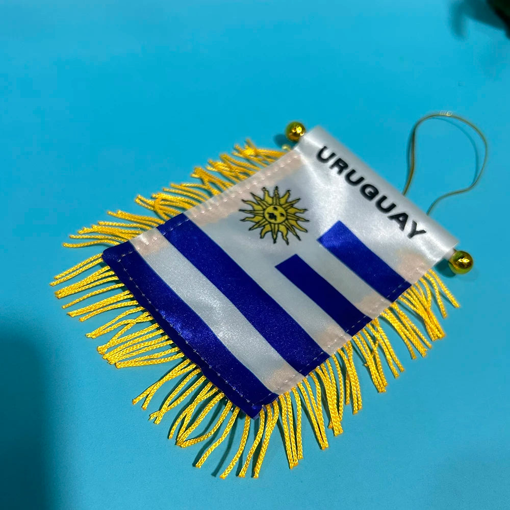 Fanion Uruguay Voiture