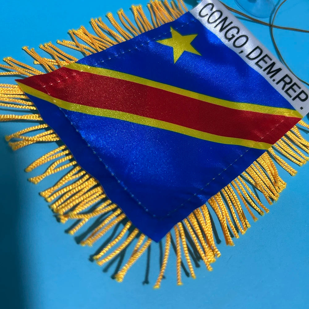 Fanion Congo Voiture