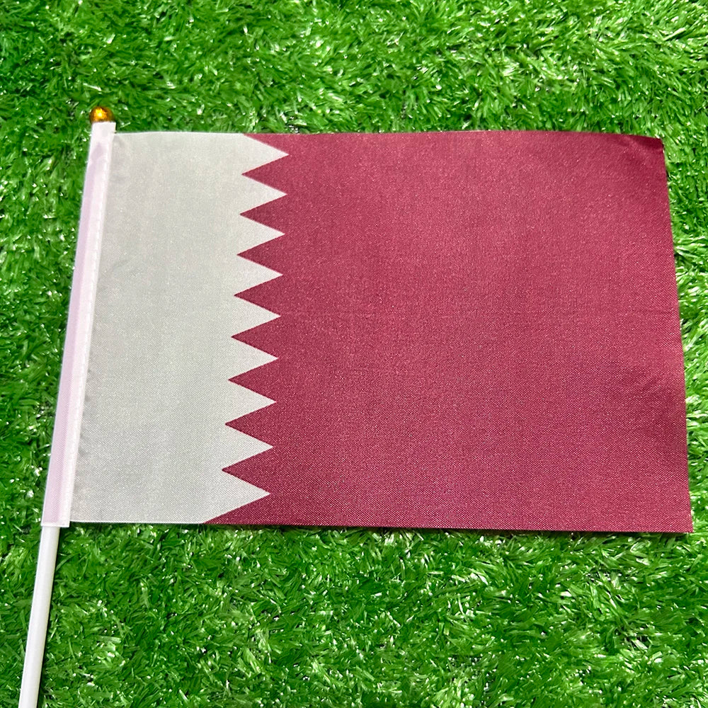Drapeaux à Main Qatar