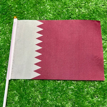 Drapeaux à Main Qatar