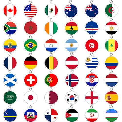 Porte-clés Drapeaux du Monde