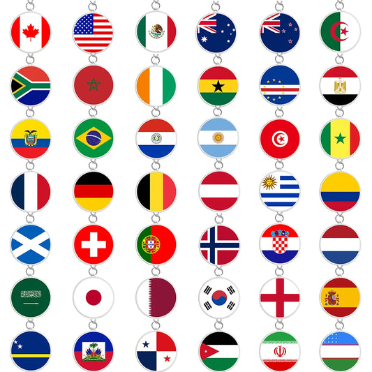 Porte-clés Drapeaux du Monde