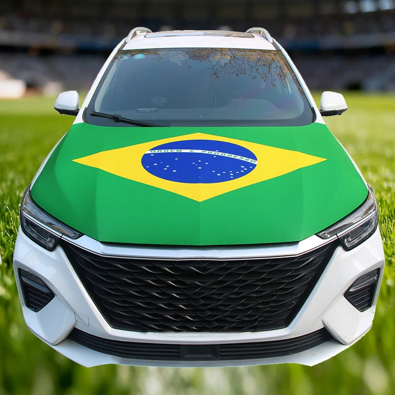Drapeau de Capot Voiture - Édition Fan Nation