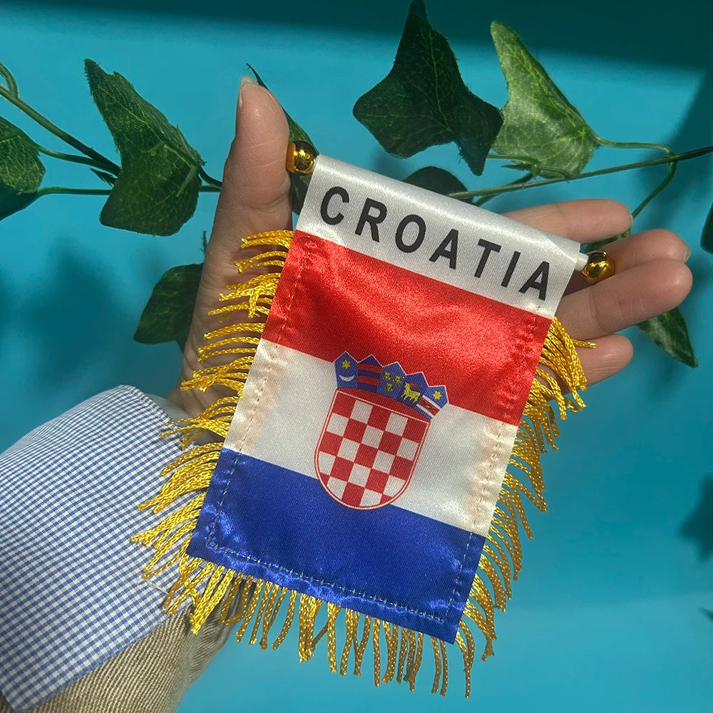 Fanion Croatie Voiture