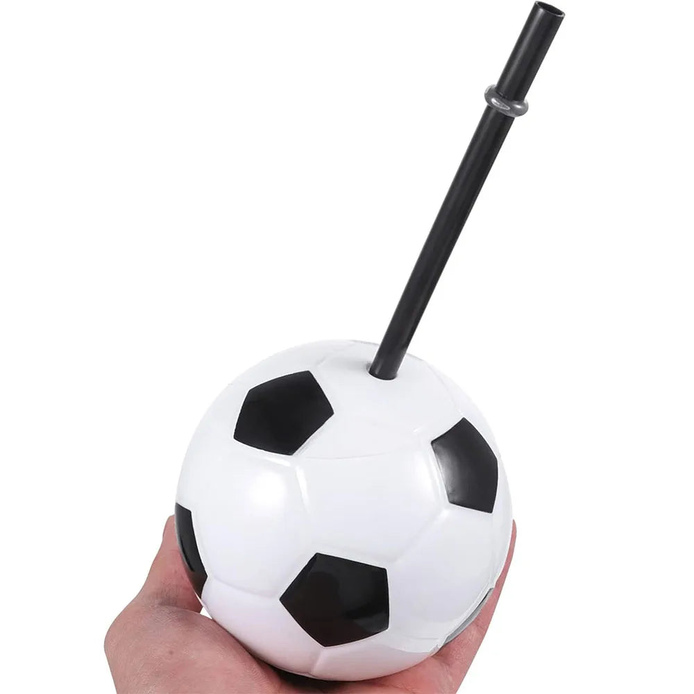 Gobelets Ballon de Foot avec Paille - Pack Soirée