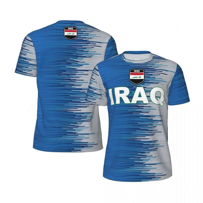 Maillot Irak Bleu - Édition Supporter