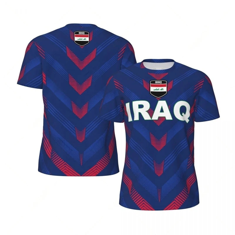 Maillot Irak Bleu - Édition Supporter