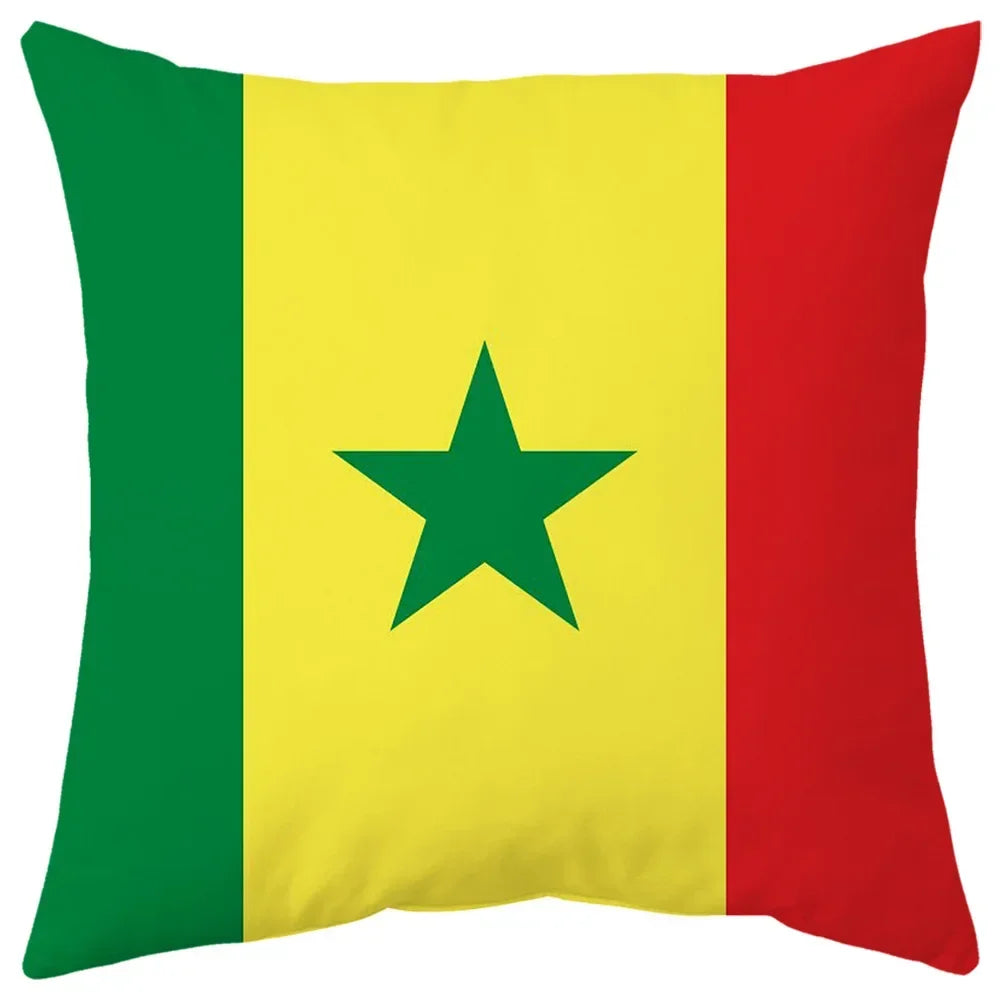 Housses coussins Drapeaux Pays - Édition Fan Nation