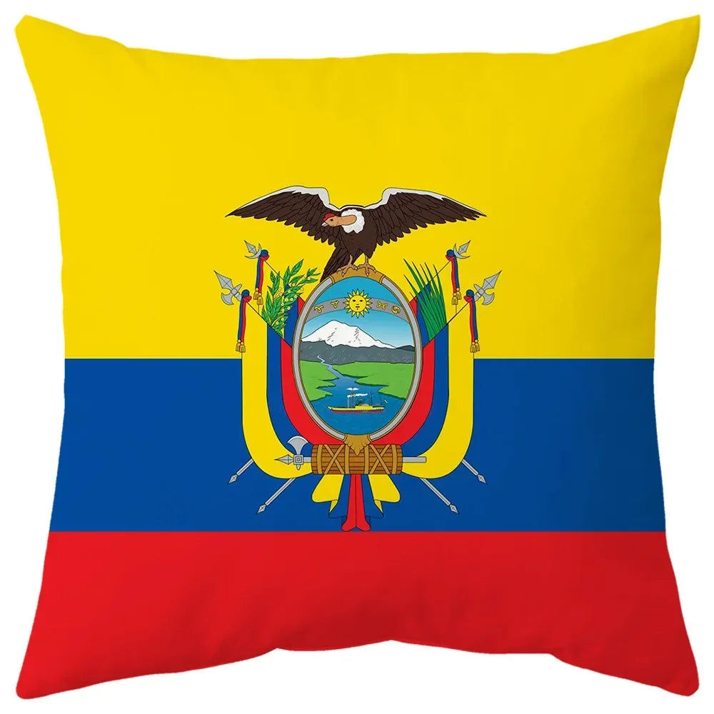 Housses coussins Drapeaux Pays - Édition Fan Nation