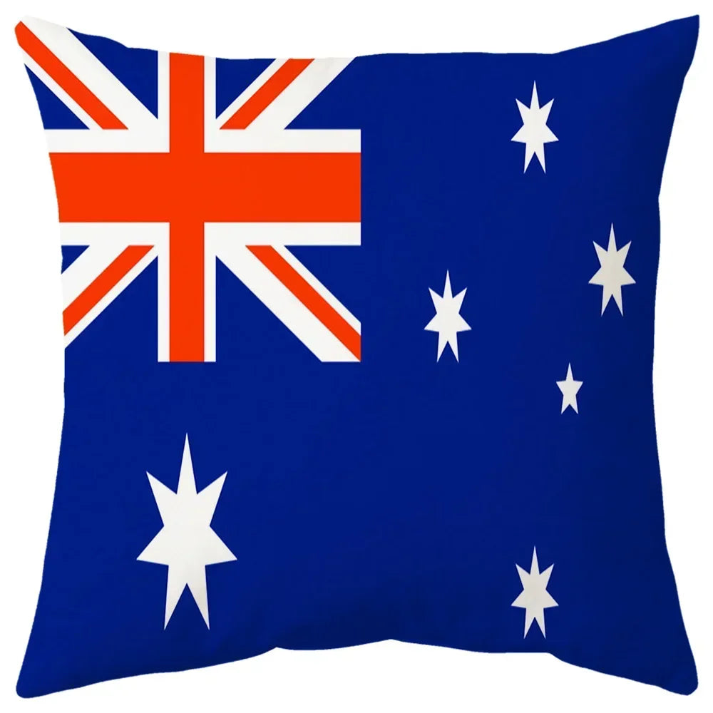 Housses coussins Drapeaux Pays - Édition Fan Nation