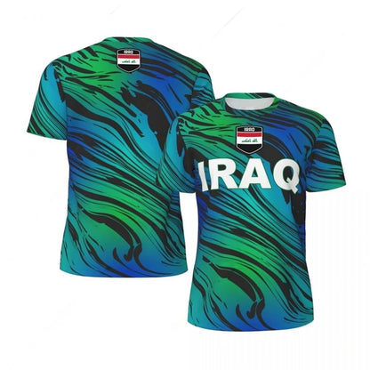 Maillot Irak Bleu - Édition Supporter
