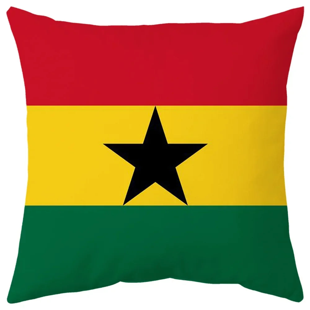 Housses coussins Drapeaux Pays - Édition Fan Nation