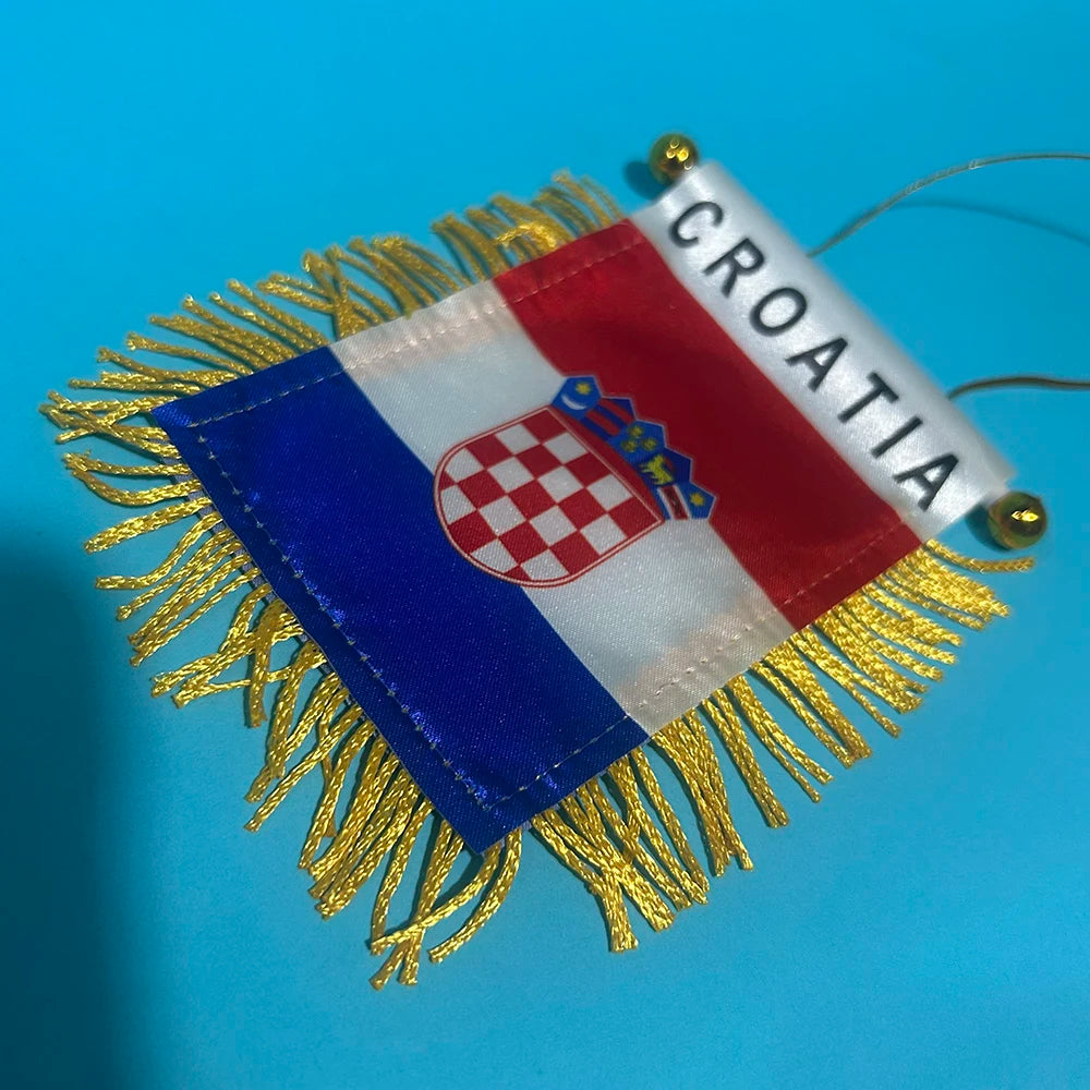 Fanion Croatie Voiture