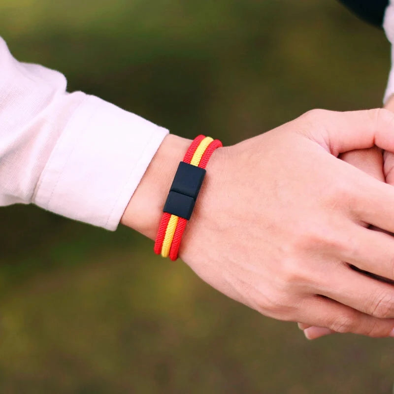 Bracelet Tressé Pays - Édition Fan Nation 2026