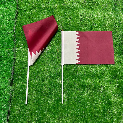 Drapeaux à Main Qatar