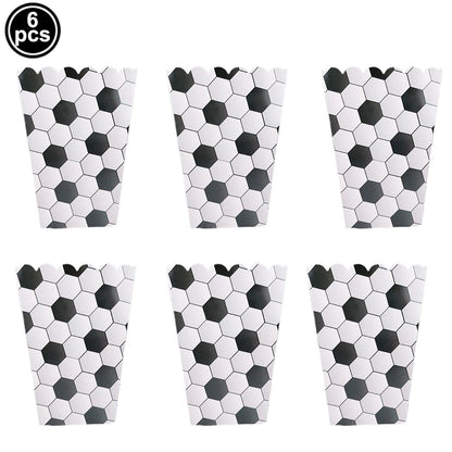 Boîtes Pop-Corn Football - Kit Anniversaire Supporter