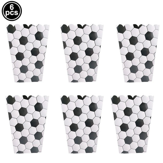 Boîtes Pop-Corn Football - Kit Anniversaire Supporter