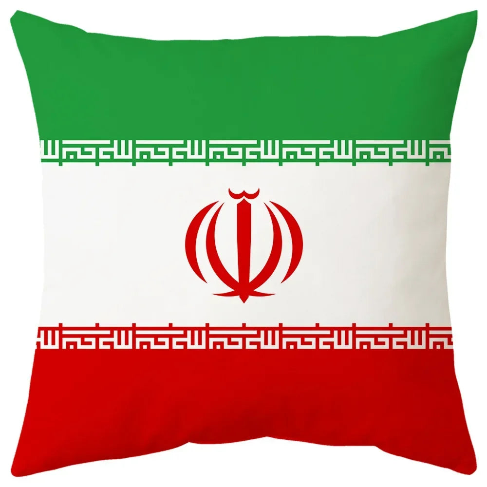 Housses coussins Drapeaux Pays - Édition Fan Nation