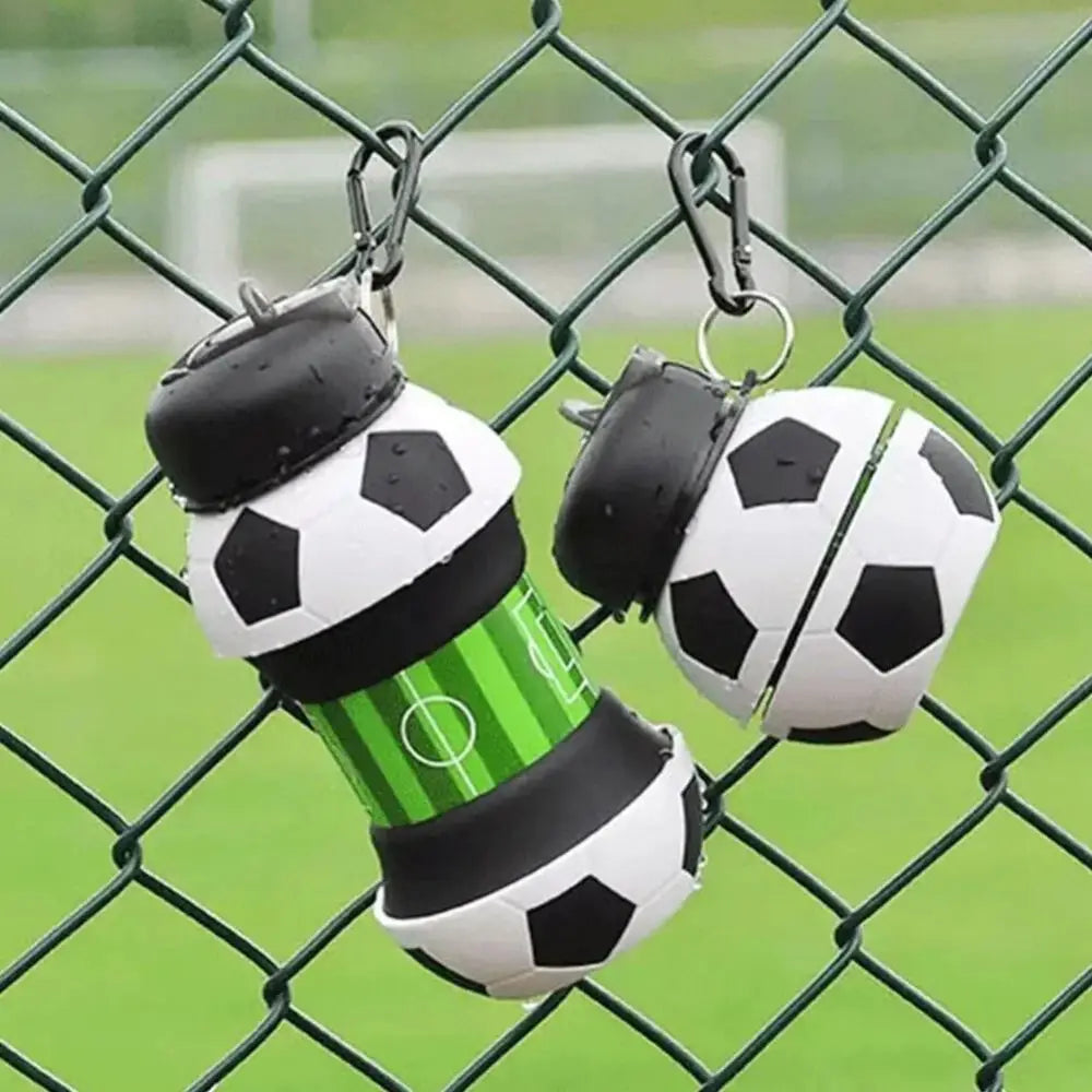 Gourde Football Pliable - Bouteille Sport Supporter
