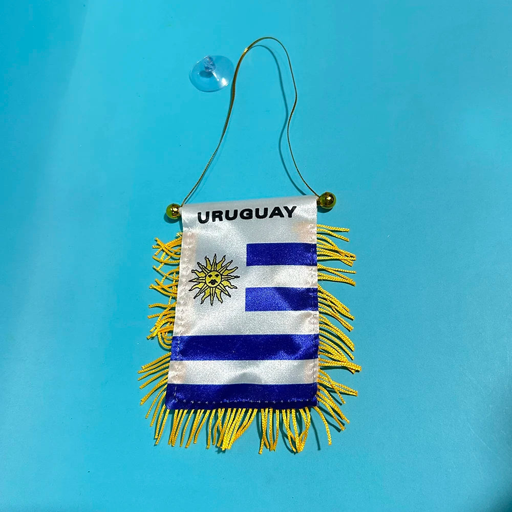 Fanion Uruguay Voiture