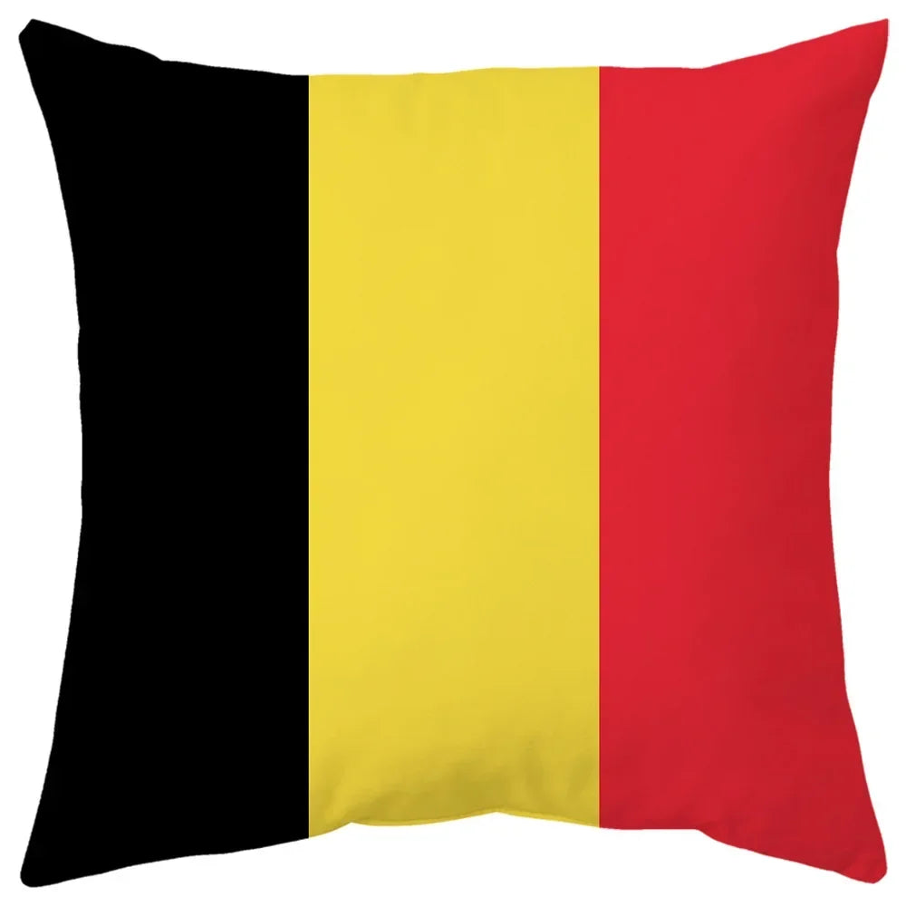 Housses coussins Drapeaux Pays - Édition Fan Nation