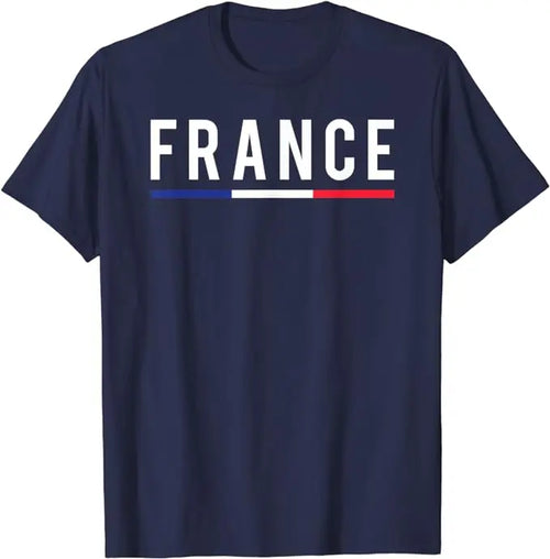 T-Shirt France Marine - Édition Supporter