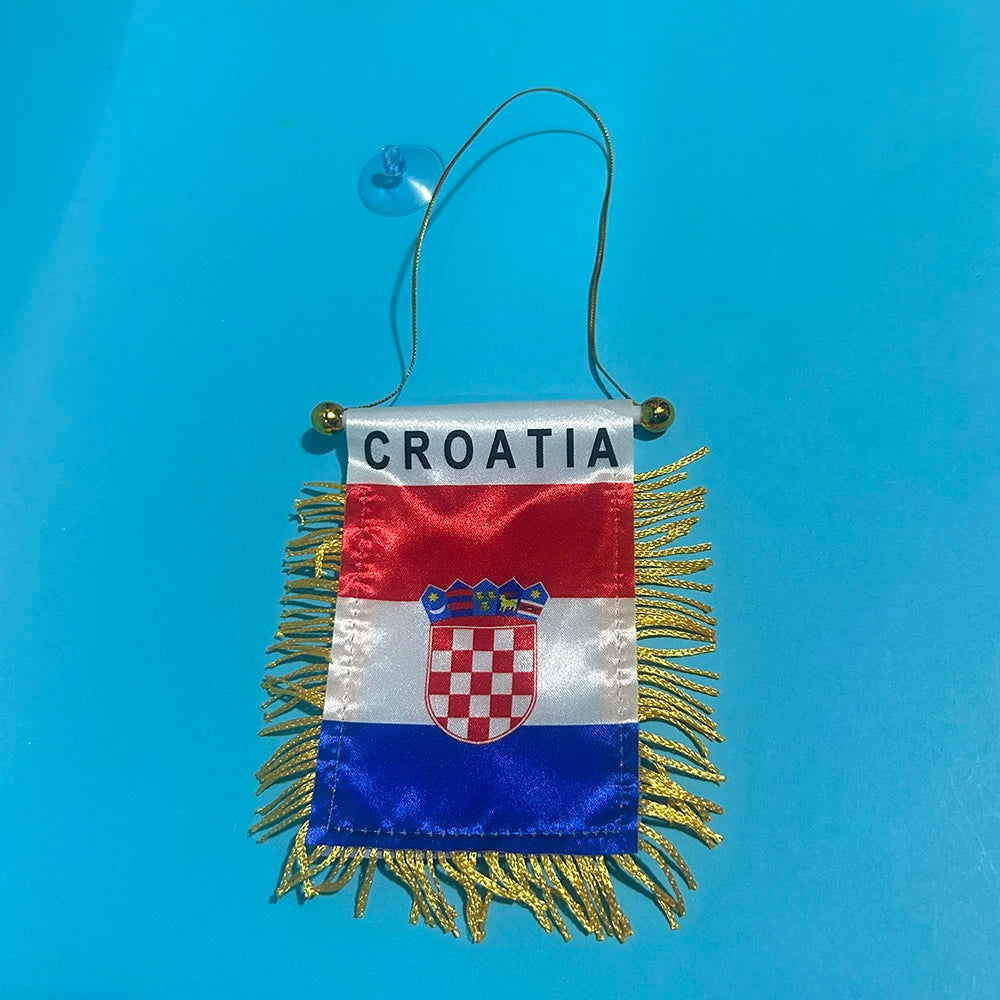 Fanion Croatie Voiture
